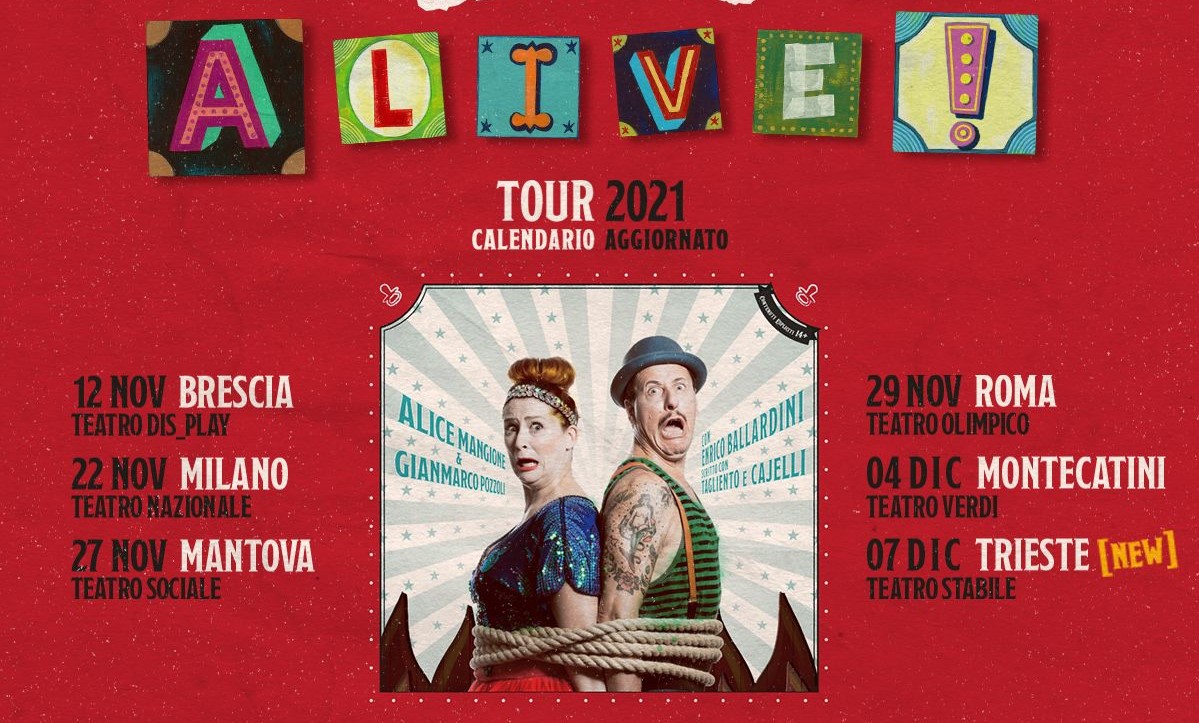 The Pozzolis Family, il calendario aggiornato del tour nei teatri