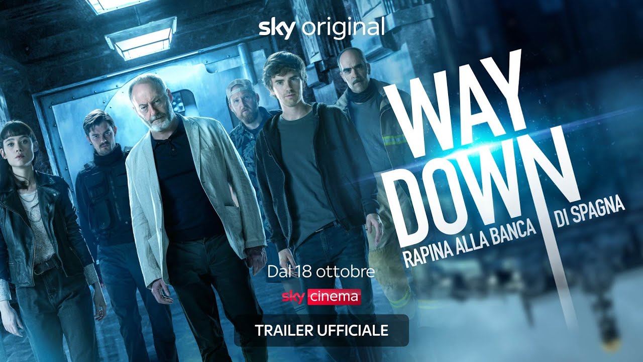Way Down Rapina alla Banca di Spagna, anteprima tv dell’action thriller di Jaume Balagueró