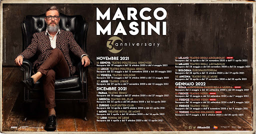 Marco Masini inaugura il tour al via da Genova, tutte le date confermate