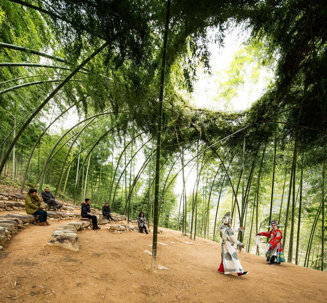 DnA_Design and Architecture, Bamboo Theater, HengKeng Village, Songyang, China, 2015.  Photograph by Wang Ziling (MoMA 264.2020.3)