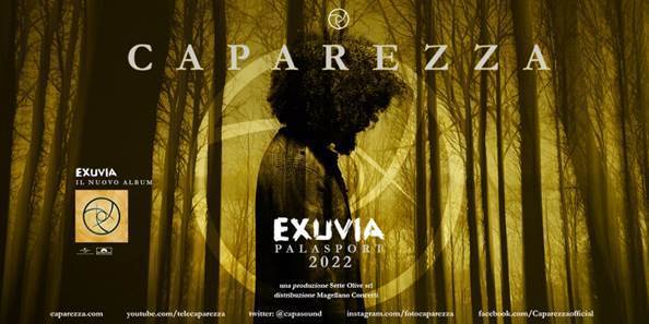 Exuvia Tour di Caparezza, il nuovo calendario dei concerti