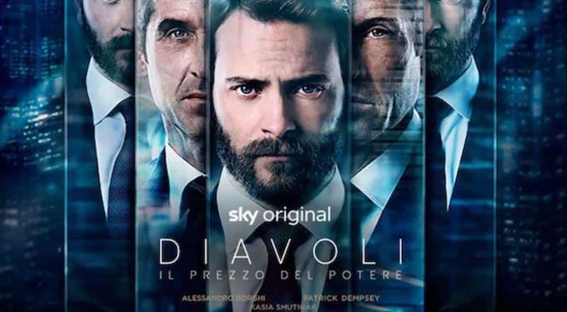 Diavoli con Alessandro Borghi e Patrick Dempsey, le anticipazioni della seconda stagione