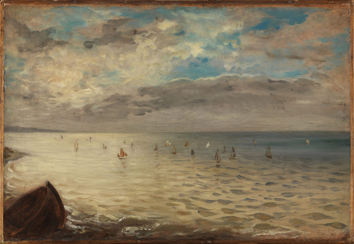 La mer vue des hauteurs de Dieppe © RMN-Grand Palais (musée du Louvre) / Philippe Fuzeau