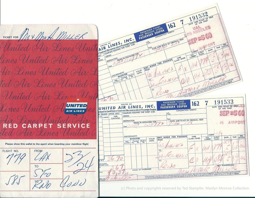 mostra-torino---forever-marilyn--immagini-UNITED_AIR_LINES_FLIGHT_TICKETS_AND_PRESS_PHOTO_1960_Collezione_Ted_Stampfer.jpg