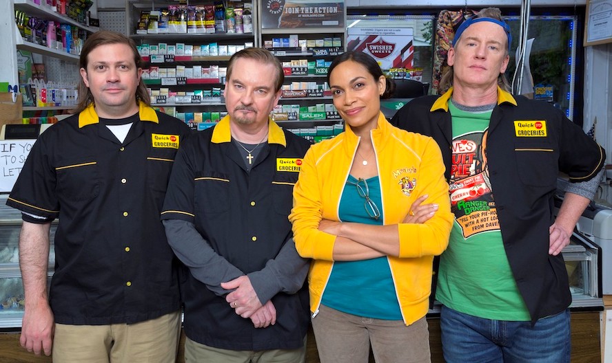 Clerks III, il film con Rosario Dawson e Jeff Anderson: immagini dal set