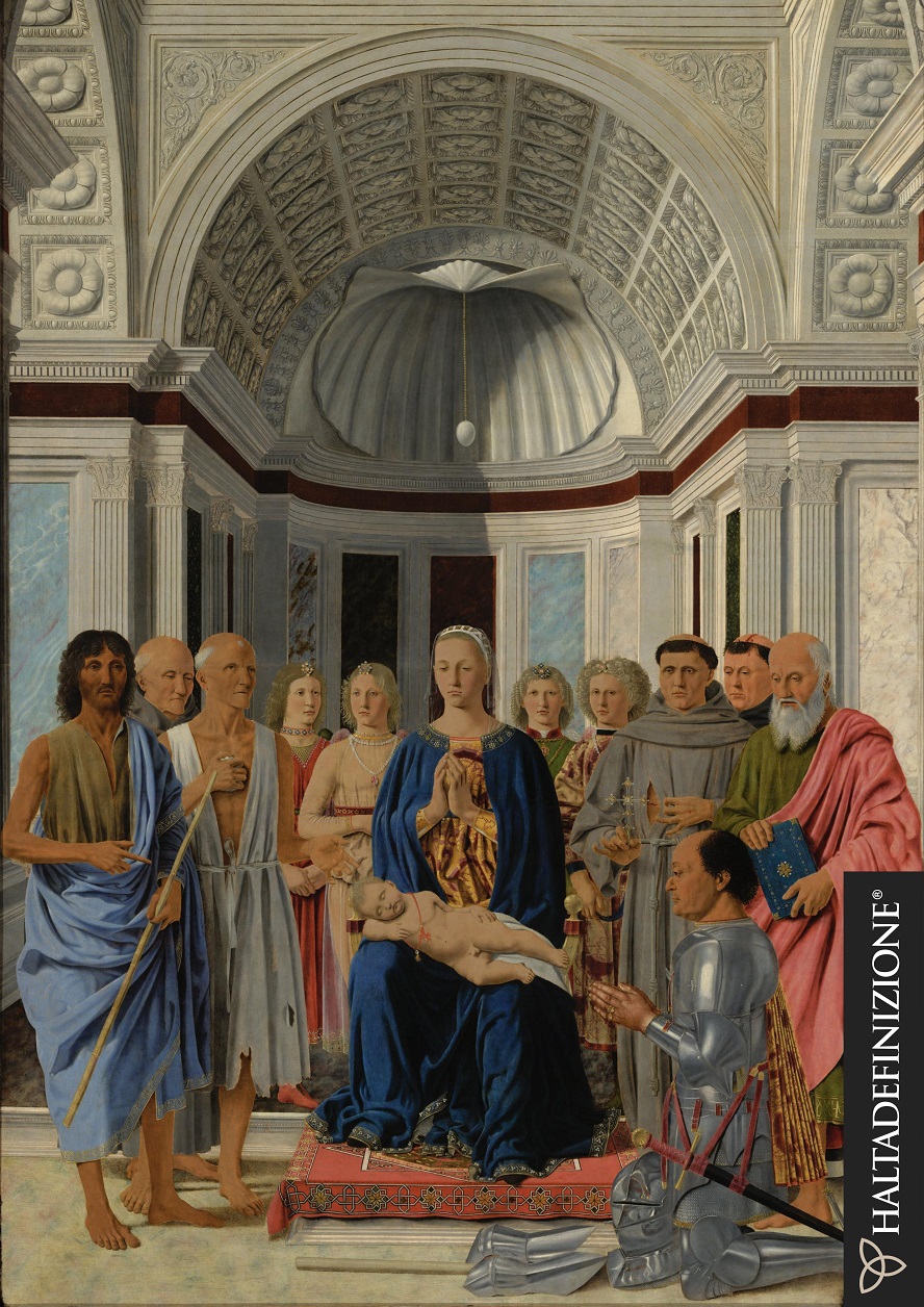 Mostra Urbino - Pala Montefeltro di Piero della Francesca - immagini