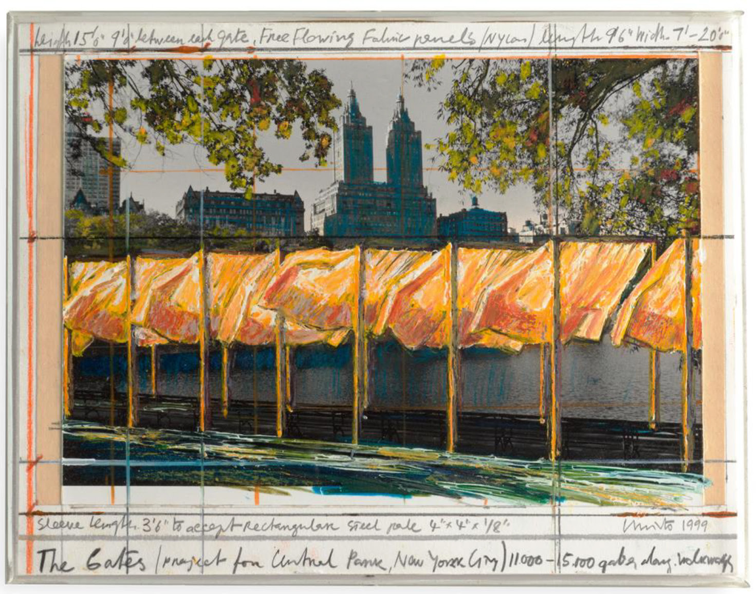 mostra-torino---san-secondo-di-pinerolo---christo-e-jeanne-claude.-projects---immagini-Christo,_The_Gates,_Project_for_Central_Park,_New_York_City,_1996_-_Collezione_privata,_Torino,_©_Christo_and_Jeanne-Claude_Foundation.jpg