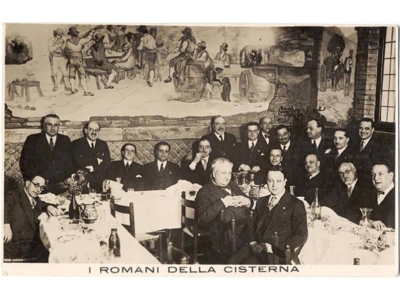 mostra-roma----i-romanisti---cenacoli-e-vita-artistica-da-trastevere-al-tridente----immagini-I_Romani_della_Cisterna