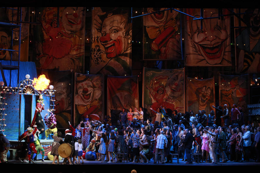 Teatro -  I Pagliacci di Ruggero Leonacavallo - immagini