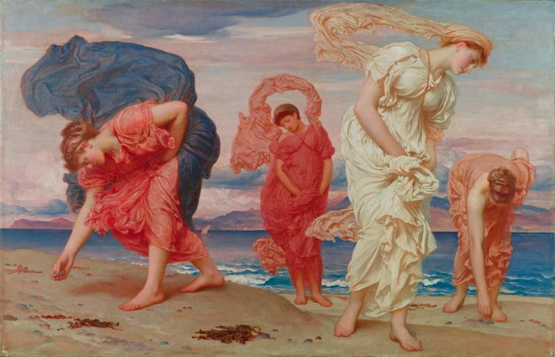 mostra-forli---preraffaelliti.-rinascimento-moderno---immagini-230_Frederic_Leighton_Greek_girls_picking_up_pebbles_by_the_sea