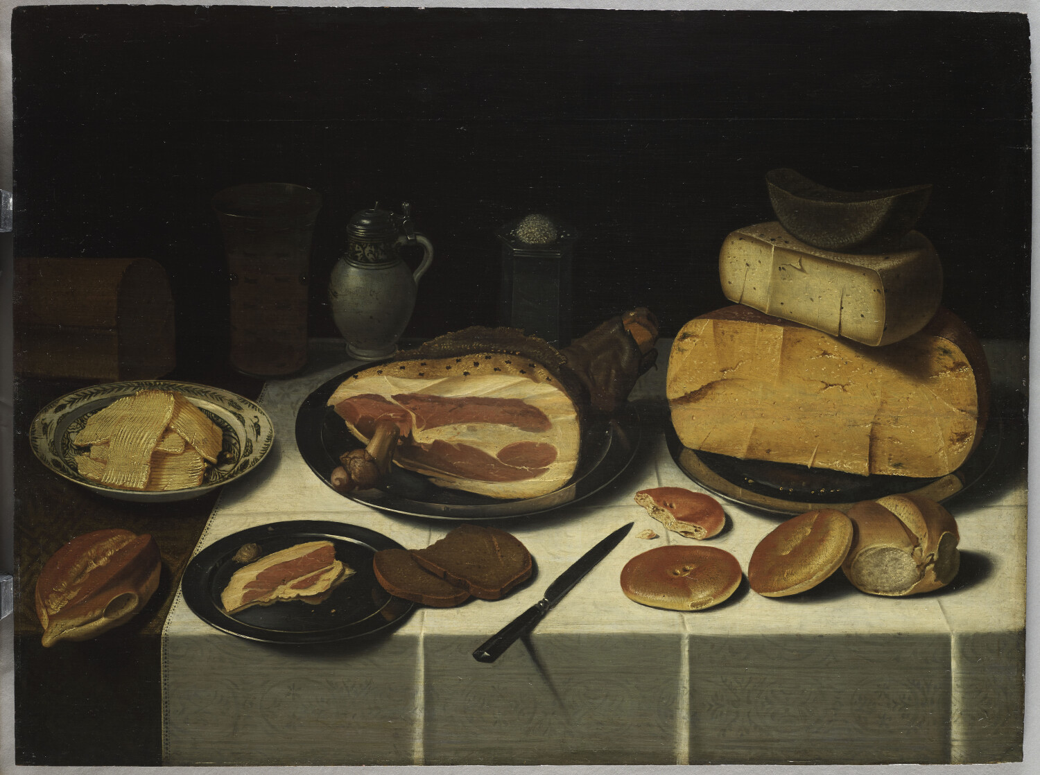 Mostra Parigi - Louvre - Due nature morte di Floris van Schooten e Peter Binoit - immagini