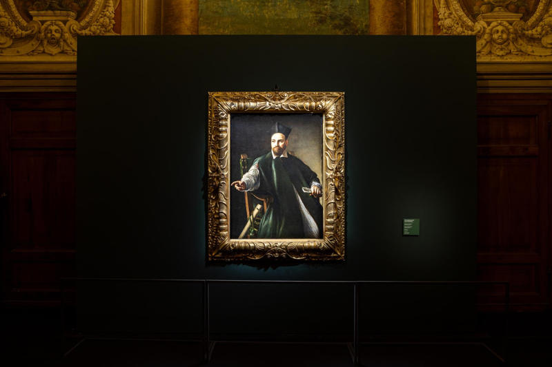 Mostra Roma - Caravaggio - Il Ritratto di monsignor Maffeo Barberini-  immagini