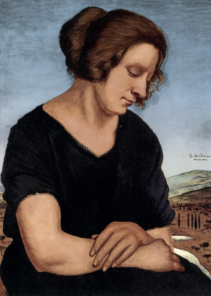 Giorgio De Chirico, Ritratto di signora, 1921