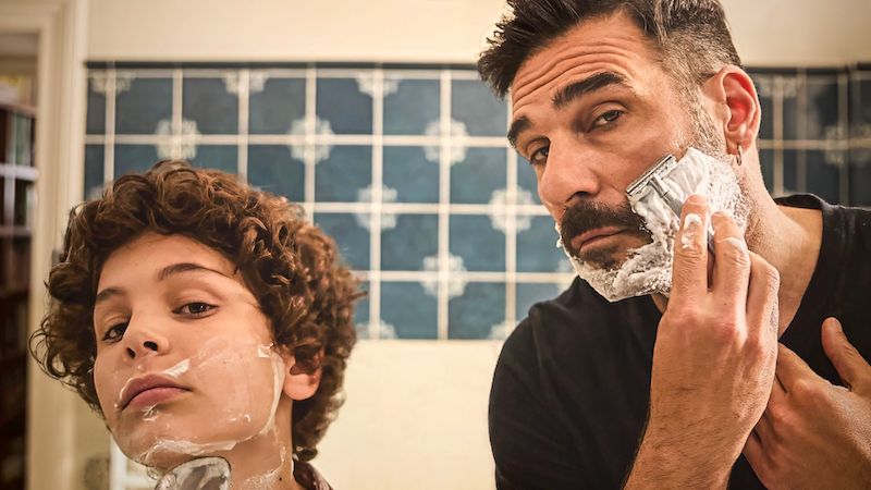 Film drama Per te, padre e figlio con Edoardo Leo e Teresa Saponangelo