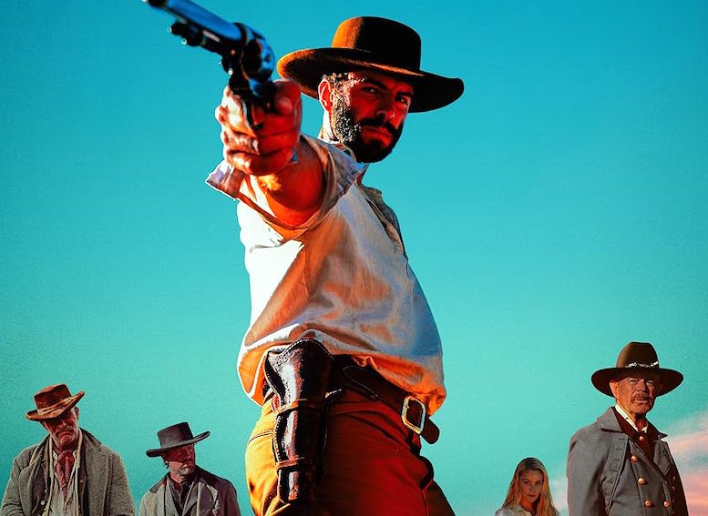 Film western Frontier Crucible, passaggio della frontiera con Armie Hammer e William H. Macy