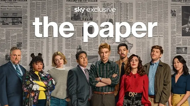 Serie tv comedy The Paper con Sabrina Impacciatore e Domhnall Gleeson in uscita