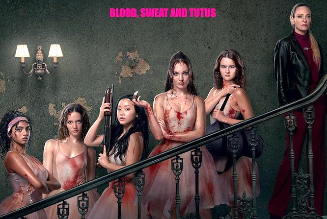 Film action Pretty Lethal, balletto letale con Uma Thurman e Iris Apatow