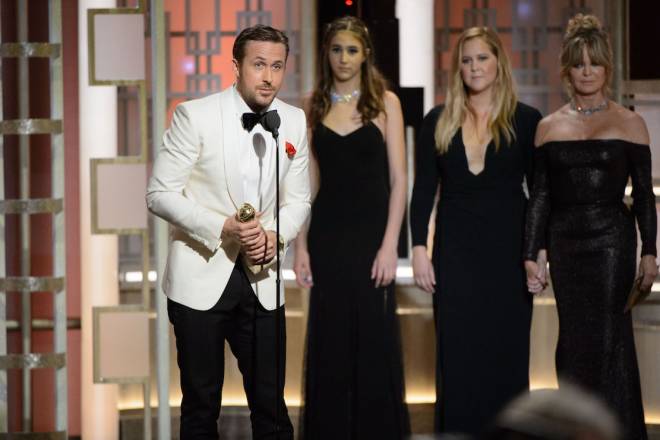 Golden Globe Awards, immagini della premiazione con il tripudio del film 'La La Land'